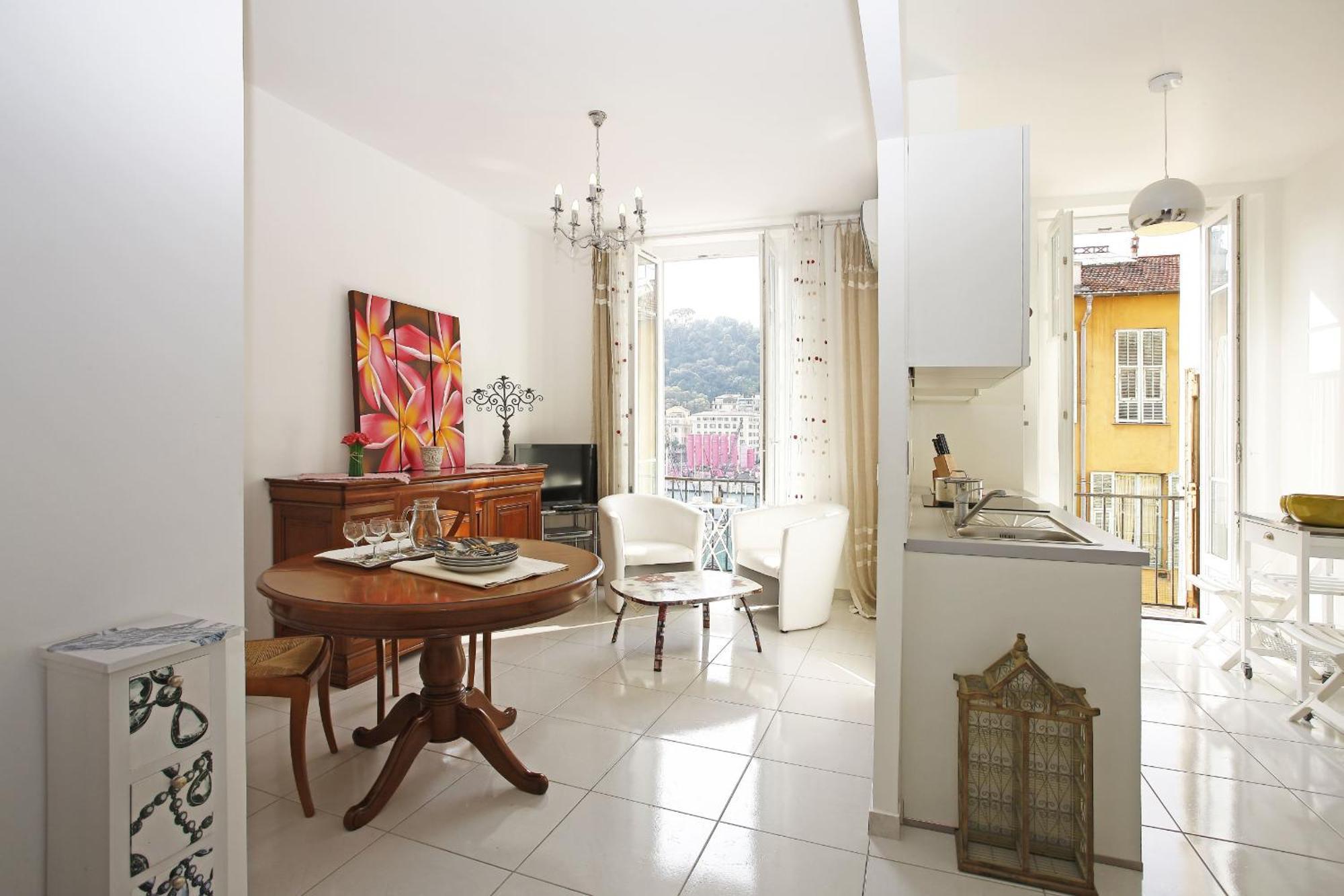 Aigue-Marine - Superbe Appartement Vue Mer 4 Personnes Au Port De Nice Exterior photo